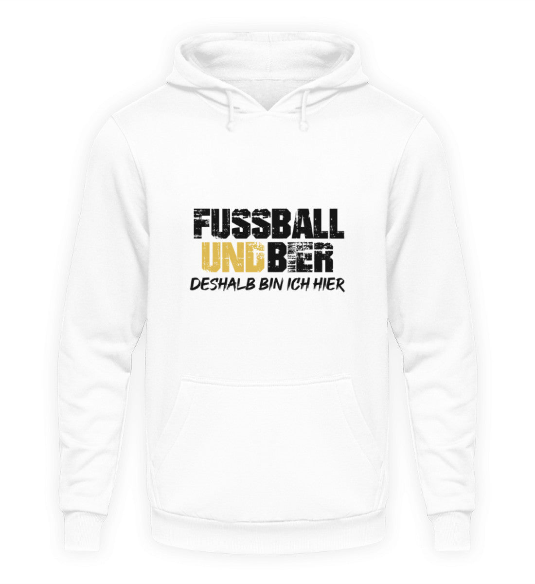 Football and beer, that's why I'm here - Unisex Hoodie